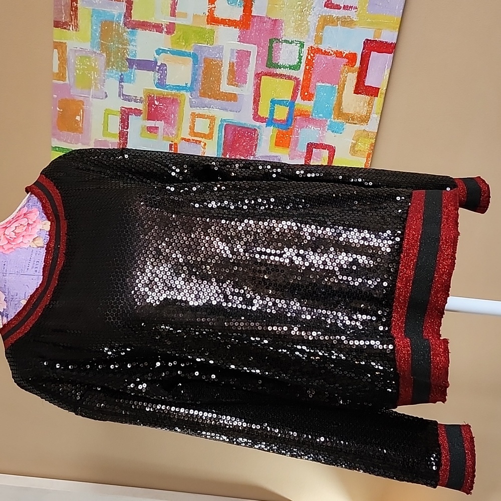 PRE-LOVED HONEY PUNCH LADIES SEQUIN TOP-M
